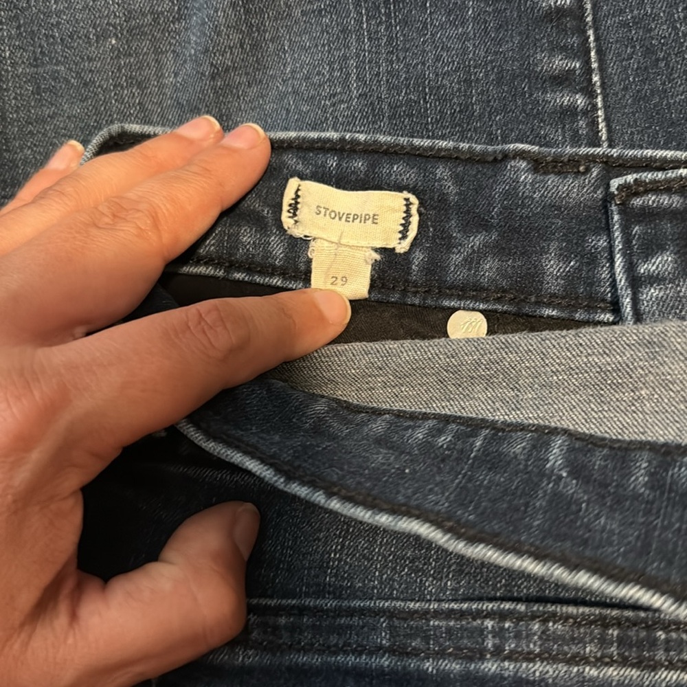 Madewell Stovepipe Jeans - Picture 3 of 3